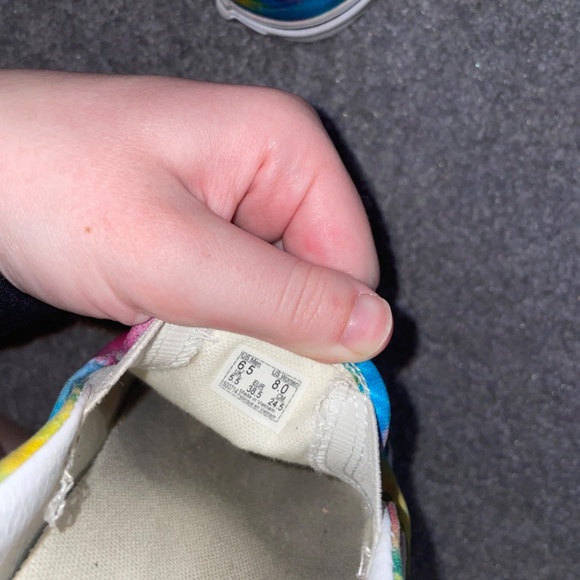 tie dye slip on vans - Picture 2 of 2